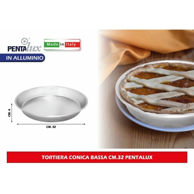 Tortiera Conica Bassa Cm.32 Pentalux