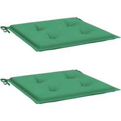 Cuscini per Sedie da Giardino 2 pz Verdi 50x50x4 cm - Verde - Vidaxl características