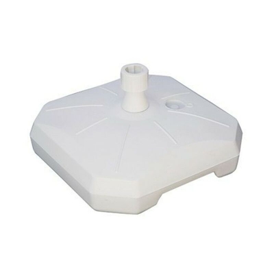 Base per ombrelloni da giardino in plastica con ruote, 50 l