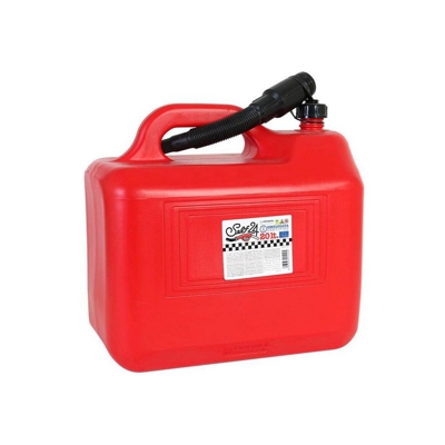 Cliccandoshop - Serbatoio per Carburante con Imbuto Self 20 L Rosso