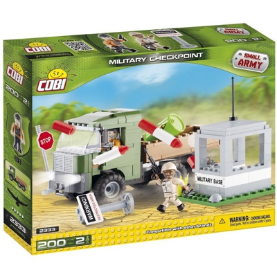 2333 - Checkpoint Militare - Set Costruzioni Mattoncini 200 pezzi - Cobi