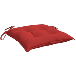 Cuscini per Sedie 2 pz Rossi 50x50x7 cm in Tessuto - Rosso - Vidaxl en oferta