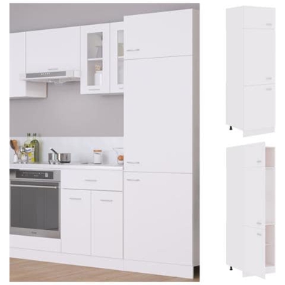 Armadio Per Frigo Bianco 60x57x207 Cm In Truciolato