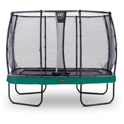 Exit - SOLO TRAMPOLINO Tappeto elastico da giardino rettangolare 214x366cm con rete di sicurezza Deluxe - verde. Con telaio molto stabile. Un características