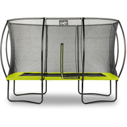 Exit - SOLO TRAMPOLINO Tappeto elastico da giardino rettangolare 244x366m con rete di sicurezza con pali curvi - verde. Sicurezza ottimale e qualità características