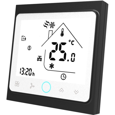 Aria condizionata termostato fornito senza batteria BAC-002AL Colore: scuro, esterno bianco