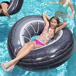 Ciambella Salvagente Gonfiabile Forma Ruota Diametro 119cm Mare Piscina Bestway en oferta