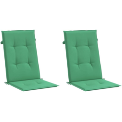 vidaXL Cuscini per Sedie da Giardino 2 pz Verdi 120x50x4 cm - Verde precio