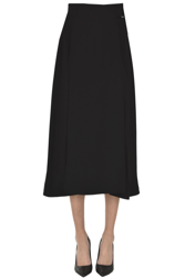 Crepè midi skirt en oferta