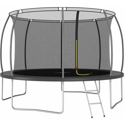 vidaXL Set Trampolino Rotondo 366x80 cm 150 kg