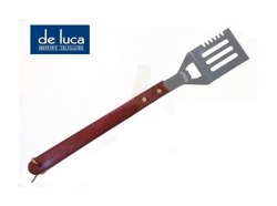 Paletta Spatola Per Barbecue In Acciaio Con Manico In Legno Cm 40 en oferta