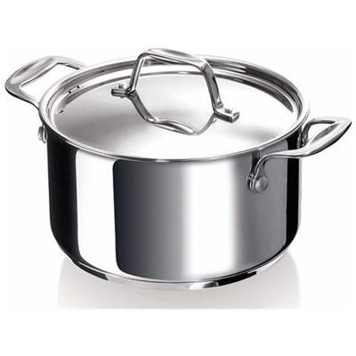 Casseruola In Acciaio Inox Da 28 Cm + Coperchio - 12061284