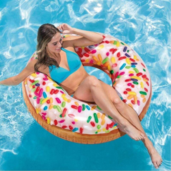 Salvagente Ciambella Gonfiabile Stampa Donuts Zuccherini 114 Cm Mare Piscina características