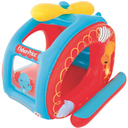 Piscina de Bolas Hinchable Helicóptero Fisher Price 137x112x97 cm - Bestway en oferta