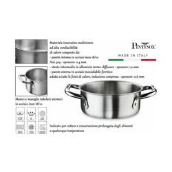 Casseruola Bassa con 2 Manici 36cm - Trimetallo en oferta