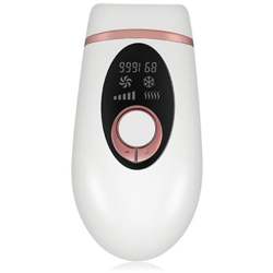 990000 Flash Ipl Laser Permanente Display Lcd Domestico 5 Livelli Di Energia Luminosa Epilatore Dispositivo Di Depilazione Elettrico Indolore Tutto Il Corpo Viso Gamba Bikini Depilazione Indolore Ringiovanimento Della Pelle Epilatore (bianco Rosa) características