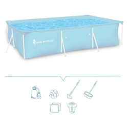 Piscina fuori terra Ponza 300x200x75 cm > Kit Estate Senza Pensieri - San Marco en oferta