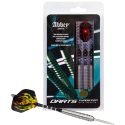 Set di Freccette 3 pz 85% Tungsteno Argento 24 g - Argento - Abbey Darts precio