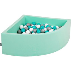 90X30cm/200 Palline Piscina Di Palline Colorate ?7Cm Per Bambini Quarto Angolare In EU, Menta: Grigio/Bianco/Turchese - menta: grigio/bianco/turchese en oferta