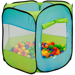 LittleTom Tenda giocattolo bambino 100x100x72cm piscina di palline pop-up Azzurro en oferta