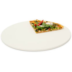 Relaxdays - 10019339 Pietra Ollare per Pizza in Cordierite, Rotonda, Diametro 33 cm, per Forno e Grill, Beige en oferta