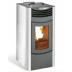 Stufa a pellet canalizzata 11,75 Kw Kalor 98 Nux > Bianco precio