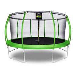 Moxie Trampolino Elastico a Zucca da Giardino ed Esterno con Rete di Sicurezza | 457 cm | Verde Mela características