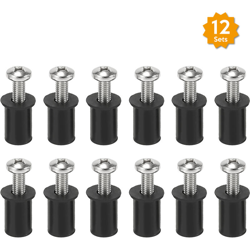 Set di 12 dadi per pozzetti con viti in acciaio inossidabile per elementi di fissaggio dell'hardware marino per barche da kayak e canoa,modello:M6 precio