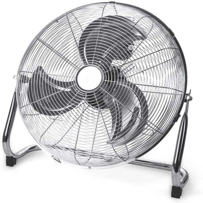 Ventilatore da Tavolo Acciaio pale 40cm 70W 3 Velocità Inclinazione Regolabile