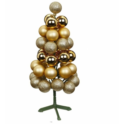 Albero di Palline oro 28,5 cm Plastica