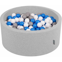 90X40cm/300 Palline ? 7CM Piscina Di Palline Colorate Per Bambini Tondo Fabbricato In EU, Grigio Ch:Grigio/Bianco/Blu - grigio ch:grigio/bianco/blu en oferta