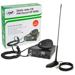 Kit Radio Cb Escort Hp 8000l Asq + Antenna Cb Pni Extra 45 Con Base Magnetica características