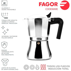 Cupy caffettiera 6t alluminio 3004 - Fagor precio