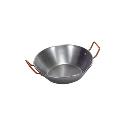 Padella in ferro lucido con manici 45 cm. en oferta