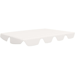 Baldacchino per Dondolo Giardino 270 g/m² Bianco 192x147 cm - Bianco - Vidaxl en oferta