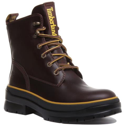 A2d6w Malynn Mid Lace Up Boots In Dark Brown For Women características