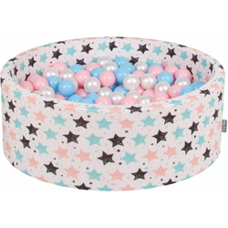 90X30cm/200 Palline ? 7CM Piscina Di Palline Colorate Per Bambini Tondo Fabbricato In EU, Beige Ch: Azzurro/Rosa Ch/Perla - beige ch: azzurro/rosa en oferta