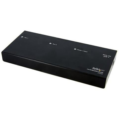 Sdoppiatore video DVI 2 porte con audio