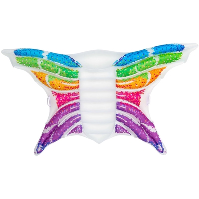 Colchoneta Hinchable Alas de Mariposa Arcoiris Bestway 194x193 cm - 43261