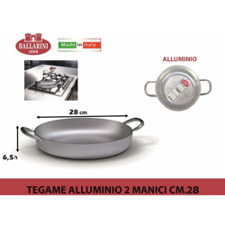 Tegame Alluminio 2 Manici Cm.28 en oferta