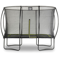 Exit - SOLO TRAMPOLINO Tappeto elastico da giardino rettangolare 214x305cm con rete di sicurezza con pali curvi - nero. Sicurezza ottimale e qualità características