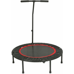 Trampolino Elastico Fitness Pieghevole Maniglia Regolabile in Altezza Mini Trampolino Adulto Internie Esterno en oferta