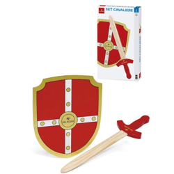 Lgvshopping - Set Cavaliere In Legno Per Bambini Con Scudo e Spada Gladiatore Soldato Medioevo precio