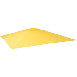 Telo copertura per ombrelloni quadrati decentrati 335x335cm giallo en oferta