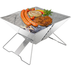 Kopie von Holzkohle Grill Edelstahl Arkansas BBQ Barbecue en oferta