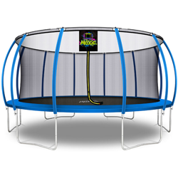 Trampolino Elastico a Zucca da Giardino ed Esterno con Rete di Sicurezza | 488 cm | Blu - Moxie precio