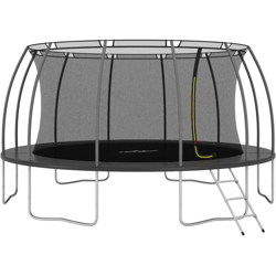 vidaXL Set Trampolino Rotondo 488x90 cm 150 kg en oferta