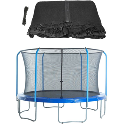 Upper Bounce - Rete di Sicurezza e Protezione di Ricambio per Trampolino Elastico Rotondo da 366 cm con 4 Pali Curvati e Anello Superiore en oferta