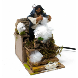 Pastore per Presepe in Movimento 14 cm x 9 cm Il Tosatore 40083 en oferta