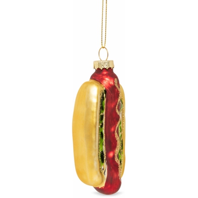 Decorazione in vetro Hot dog